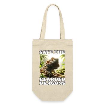 Save Bearded Dragon - Gift Bag for Bottles - nature - Front
