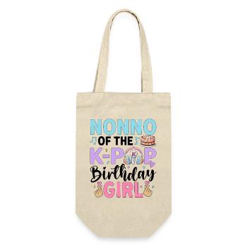 Nonno of The K-Pop Birthday Girl - Gift Bag for Bottles - nature - Front