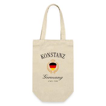 Konstanz Deutschland Wappen Krone – Bodensee Reise - Geschenkbeutel für Flaschen - Natur - Vorne