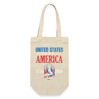 Conception du 250e anniversaire des États-Unis - Sac à bouteille - nature - Devant