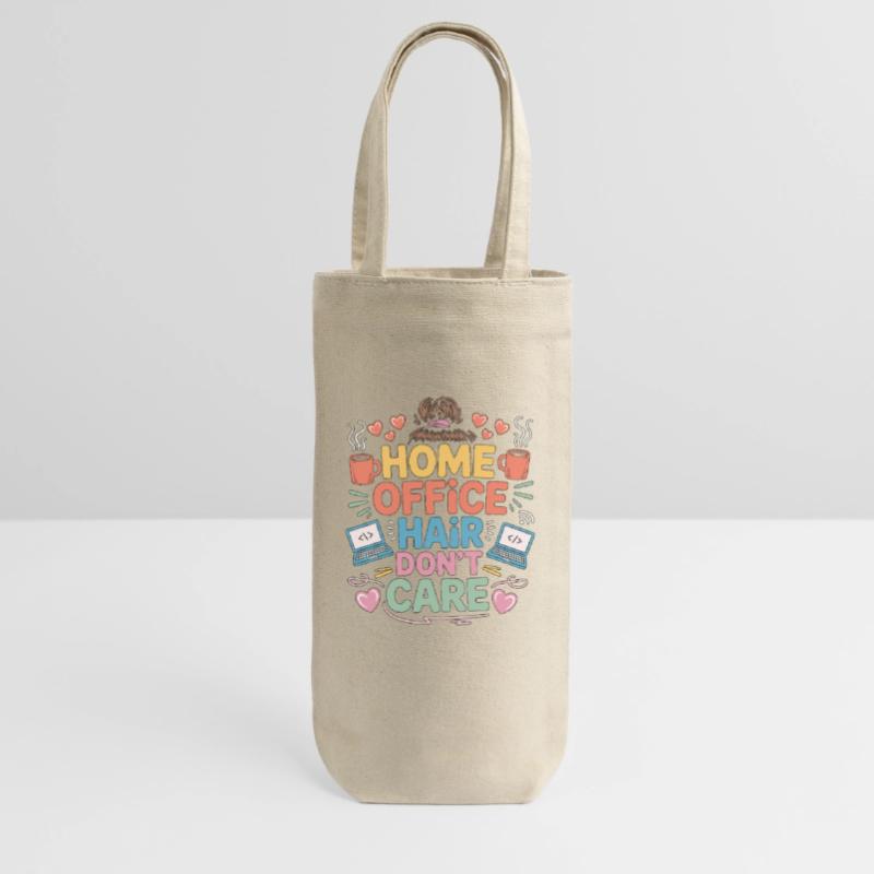 Remote Developer Home Office Hair Web Developer Gift Bag for Bottles