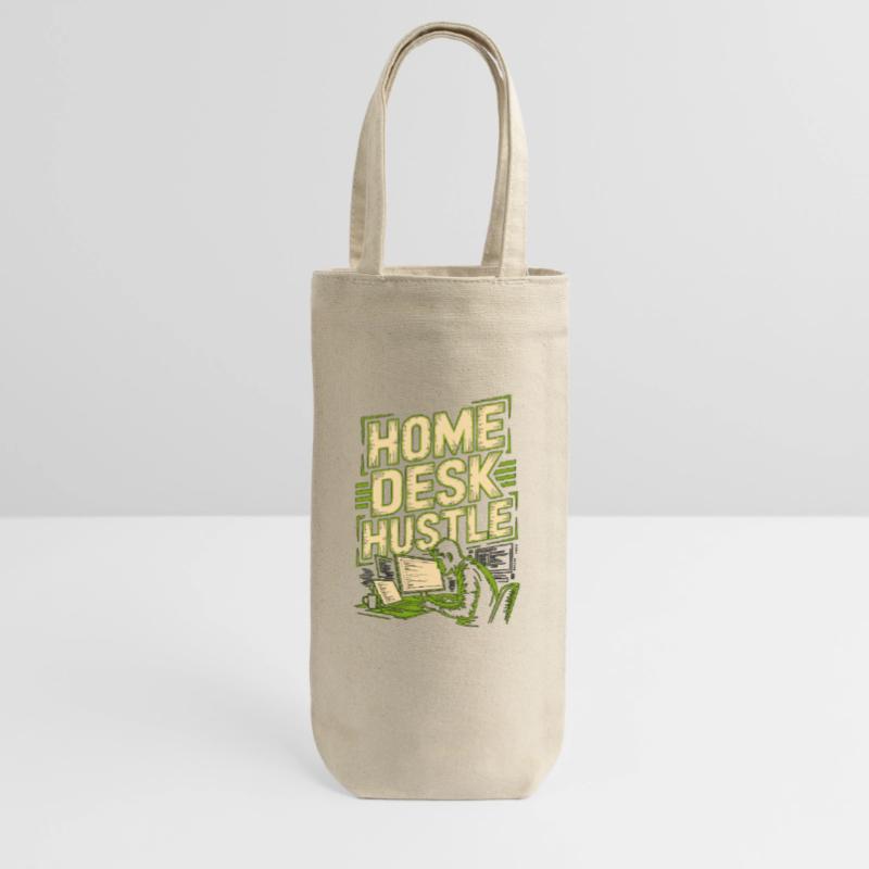 Remote Developer Home Desk Hustle Remote Coder Gift Bag for Bottles