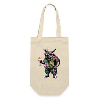 Rhino Comic Summer - Gift Bag for Bottles - nature - Front
