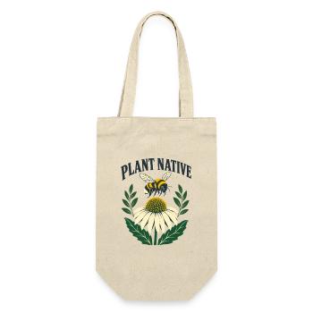 Plantez un jardin indigène des abeilles et des échinaces - Sac à bouteille - nature - Devant