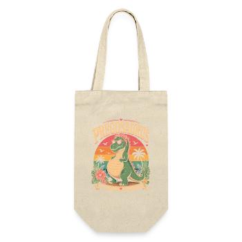 Funny Pregnant Dino Pregosaurus - Gift Bag for Bottles - nature - Front