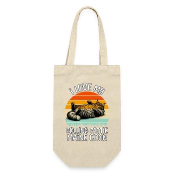 funny Maine Coon - Gift Bag for Bottles - nature - Front
