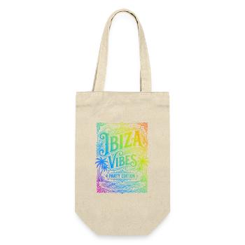 Ibiza Vibes Colorful - Gift Bag for Bottles - nature - Front