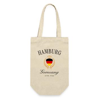 Hamburg Germany Coat of Arms Crown – Travel Souvenir - Gift Bag for Bottles - nature - Front
