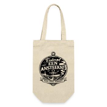 Plattdeutsch Kiffer Humor Nordsee Moin Spruch - Geschenkbeutel für Flaschen - Natur - Vorne