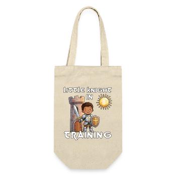 Ren Faire Medieval Little Knight In Training - Geschenkbeutel für Flaschen - Natur - Vorne