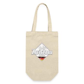 Zwickau Stadt in Deutschland Sachsen Souvenir - Geschenkbeutel für Flaschen - Natur - Vorne