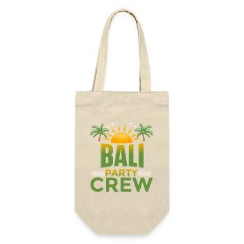 Bali Party Crew - Gift Bag for Bottles - nature - Front