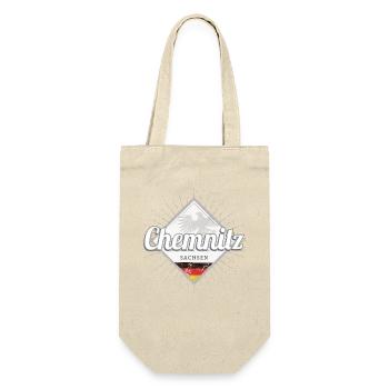 Chemnitz Stadt in Deutschland Sachsen Souvenir - Geschenkbeutel für Flaschen - Natur - Vorne