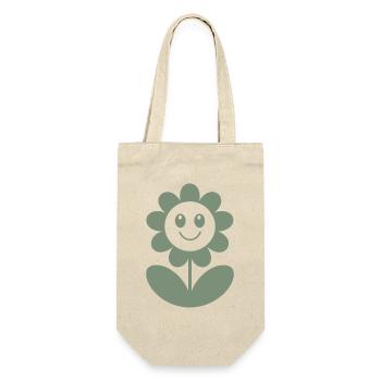 Funny flower full of happiness and good mood - Gift Bag for Bottles - nature - Front