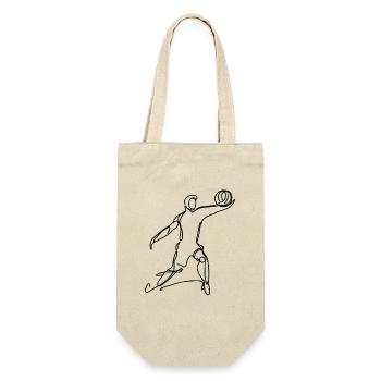 Joueurs de volley-ball - Sac à bouteille - nature - Devant