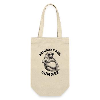 Fille enceinte, été, plage, lamantin, désir - Sac à bouteille - nature - Devant