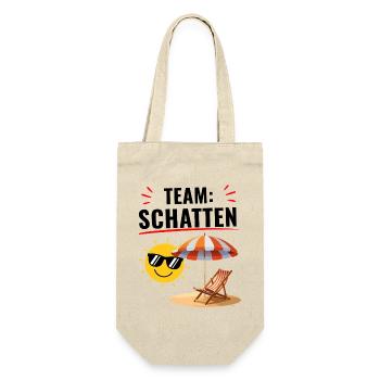 Team Schatten Vibes - Geschenkbeutel für Flaschen - Natur - Vorne