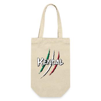 Kendal Gamer Italiano Graffi Tricolore - Geschenkbeutel für Flaschen - Natur - Vorne