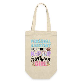 Personal Assistant Of The K Pop Birthday - Gift Bag for Bottles - nature - Front