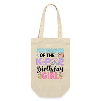 Photographer Of The K-Pop Birthday Girl - Gift Bag for Bottles - nature - Front