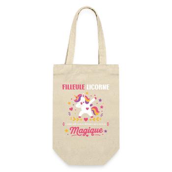 Filleule Licorne Magique - Sac à bouteille - nature - Devant