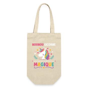 Nounou Licorne Magique - Sac à bouteille - nature - Devant