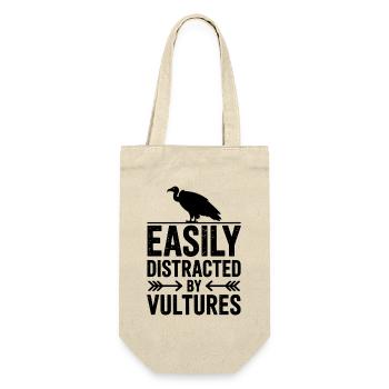 Vulture Sayings Vulture Funny Vulture Gift - Gift Bag for Bottles - nature - Front