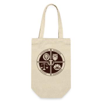 Stoic Four Virtues - Gift Bag for Bottles - nature - Front