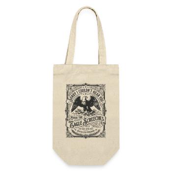 Sorry I Couldn't Hear You Over The Eagle Screeches - Geschenkbeutel für Flaschen - Natur - Vorne
