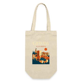 Granada Alhambra Travel Souvenir, Andalusia Spain - Geschenkbeutel für Flaschen - Natur - Vorne