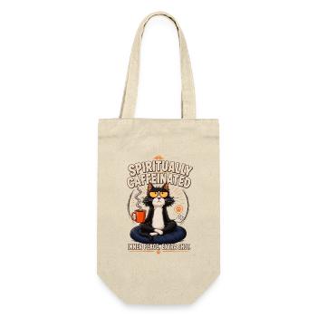 Spirited Cat Kaffeemeditation - Geschenkbeutel für Flaschen - Natur - Vorne