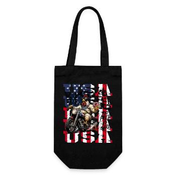 US Chicken Motorcycle trop libre pour s’en soucier plus drôle - Sac à bouteille - noir - Devant