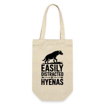 Paroles de la hyène Cadeau drôle de hyène - Sac à bouteille - nature - Devant