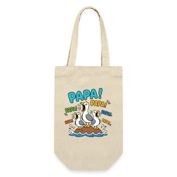 PAPA SEAGULL - Gift Bag for Bottles - nature - Front