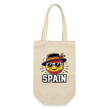 Soccer Ball with Spain Flag Funny Ball - Gift Bag for Bottles - nature - Front
