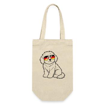 German flag dog German Germany dogs - Gift Bag for Bottles - nature - Front
