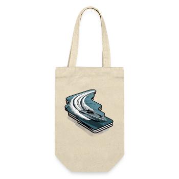 Elegant Motorboat Wave Adventure Lust - Gift Bag for Bottles - nature - Front
