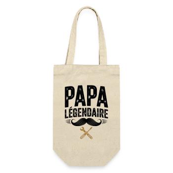 Papa Légendaire Bricoleur - Sac à bouteille - nature - Devant