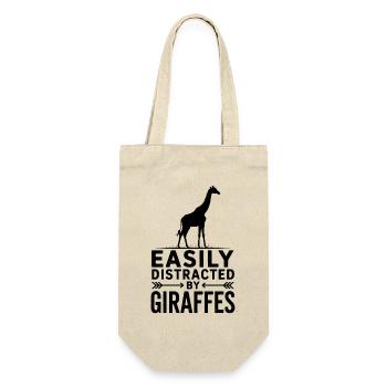 Dynastiques de girafe Girafe Drôle de cadeau de girafe - Sac à bouteille - nature - Devant