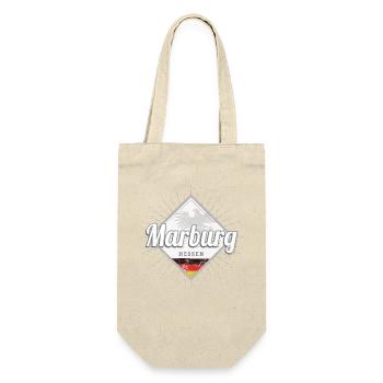 Marburg Stadt in Deutschland Hessen Souvenir - Geschenkbeutel für Flaschen - Natur - Vorne