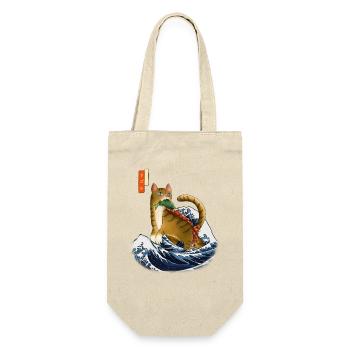 Kaiju Cat Funny Japanese Monster Gift - Gift Bag for Bottles - nature - Front