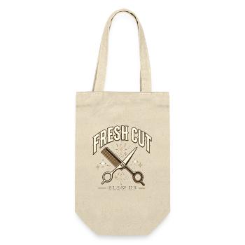 Looksmaxing Fresh Cut Glow Up Funny Gen Z - Gift Bag for Bottles - nature - Front
