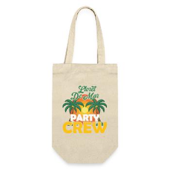Lloret De Mar Party Crew - Geschenkbeutel für Flaschen - Natur - Vorne