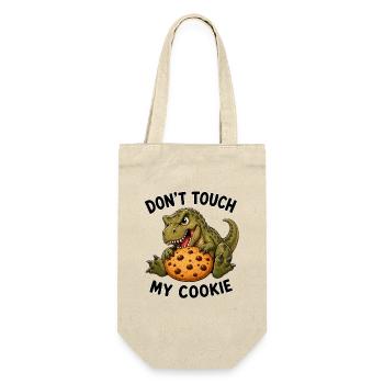 Cute Dinosaur T-Rex Cookie Cookie Saying - Gift Bag for Bottles - nature - Front