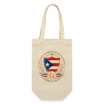 Puerto Rico Emblem Shield - Gift Bag for Bottles - nature - Front