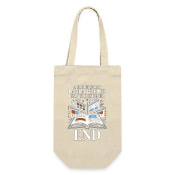 UX/UI Designer A Short Story I Am A Web Designer - Gift Bag for Bottles - nature - Front