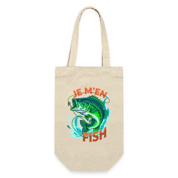 I Fish Humor Fishing Funny Fish - Gift Bag for Bottles - nature - Front
