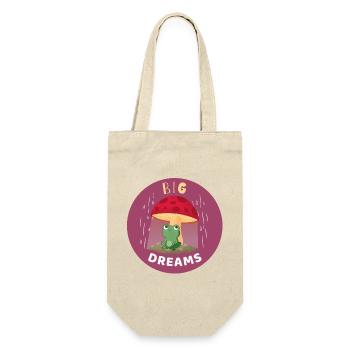 Dreamy frog in the rain - Gift Bag for Bottles - nature - Front