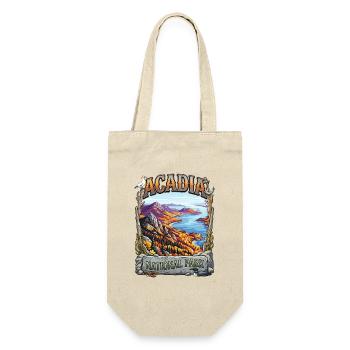 Acadia National Park Panorama - Geschenkbeutel für Flaschen - Natur - Vorne