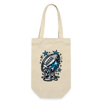Dripping Football Stars - Gift Bag for Bottles - nature - Front